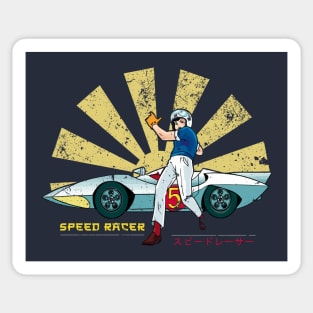 Speed Racer Retro Japanese Sticker